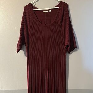 Cato Elegant Burgundy Dress